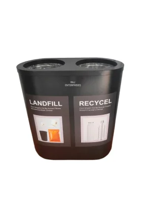 SS Duo Powder Coating 2 in 1 Dustbin-120 ltr.