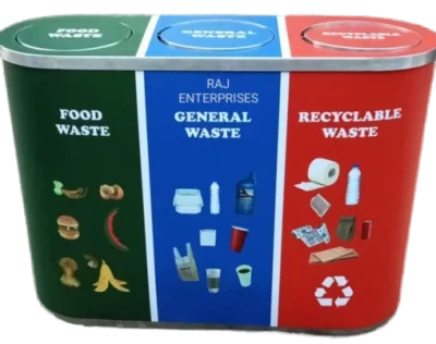 STAINLESS STEEL DUSTBIN (180) LTR.