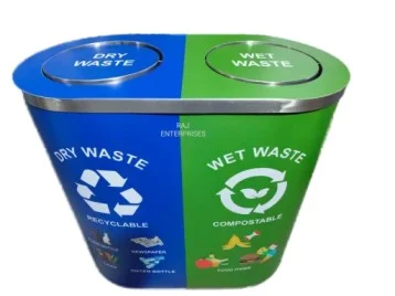 Stainless steel dustbin-180 ltr.
