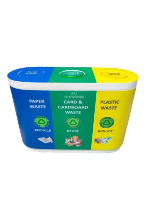FIBER TRIO BIN 3 IN 1-180 LTR.