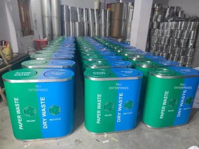 SS 2 -in-1 dustbin-120 ltr.