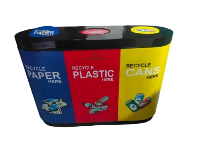 FRP 3-IN-1 DUSTBIN-180 LTR.