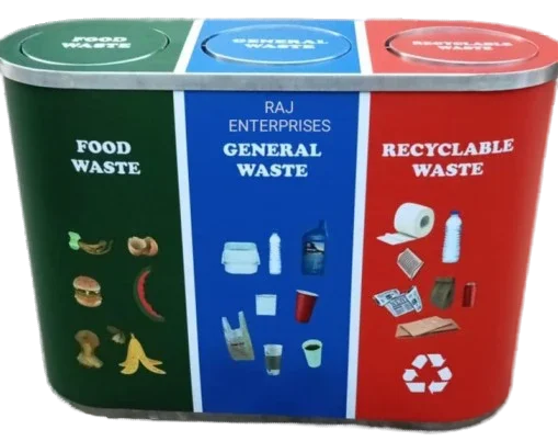 STAINLESS STEEL DUSTBIN (180) LTR.